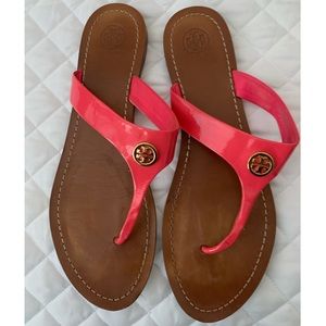 Tory Burch Pink Flip Flops